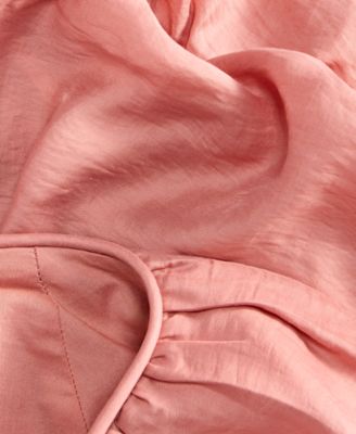 Women's 3/4 Sleeve Bubble-Hem Blouse