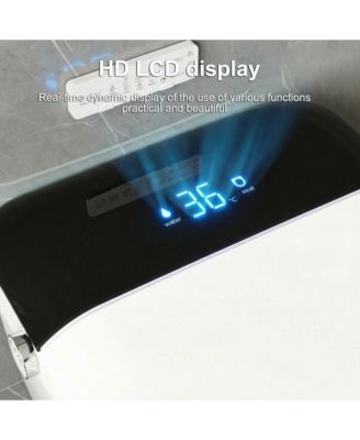 Smart Toilet With Instant pulse flushing | Antibacterial seat ring | Wireless remote control | Vortex flushing | Whole body waterproof