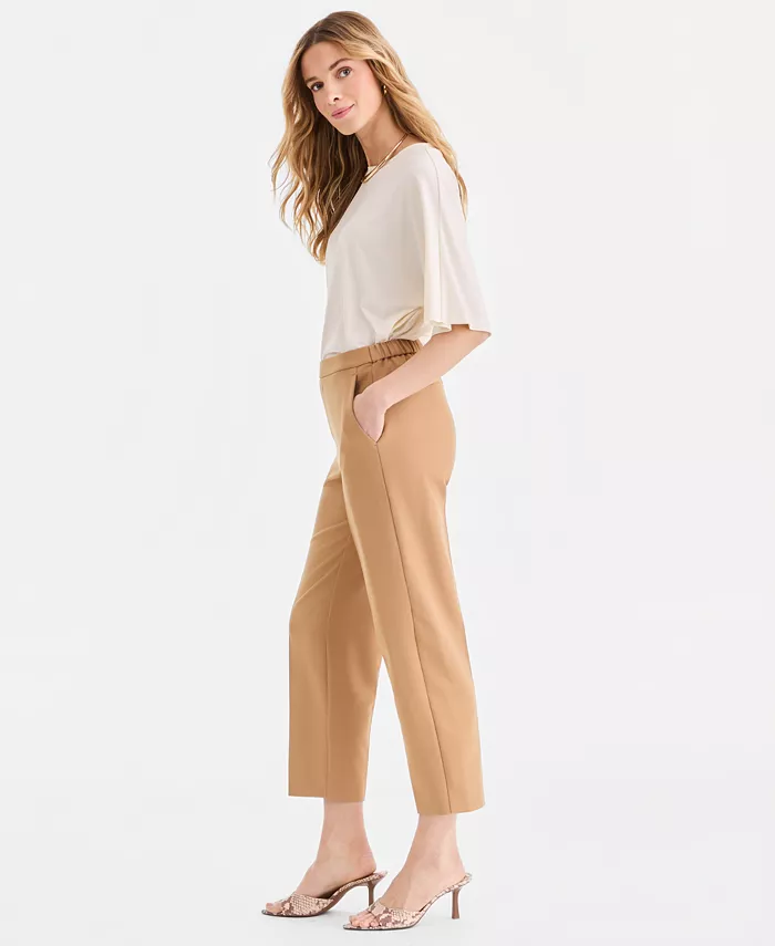 Women's Cropped Pull-On Pants - thumbnail 8