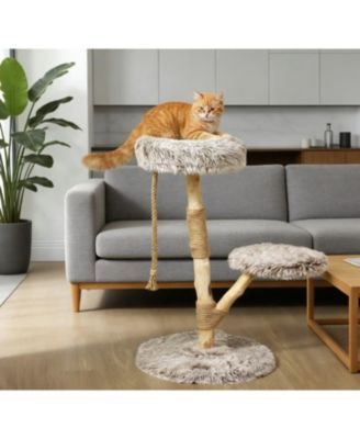 Cat Tree Cat Tree for Indoor Cats with Wooden Scratching Posts