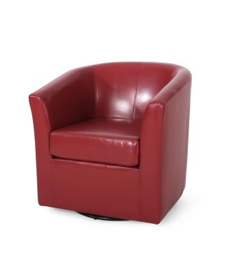 Streamdale Corley Club Chair: Swivel Barrel Chair for Statement Seating