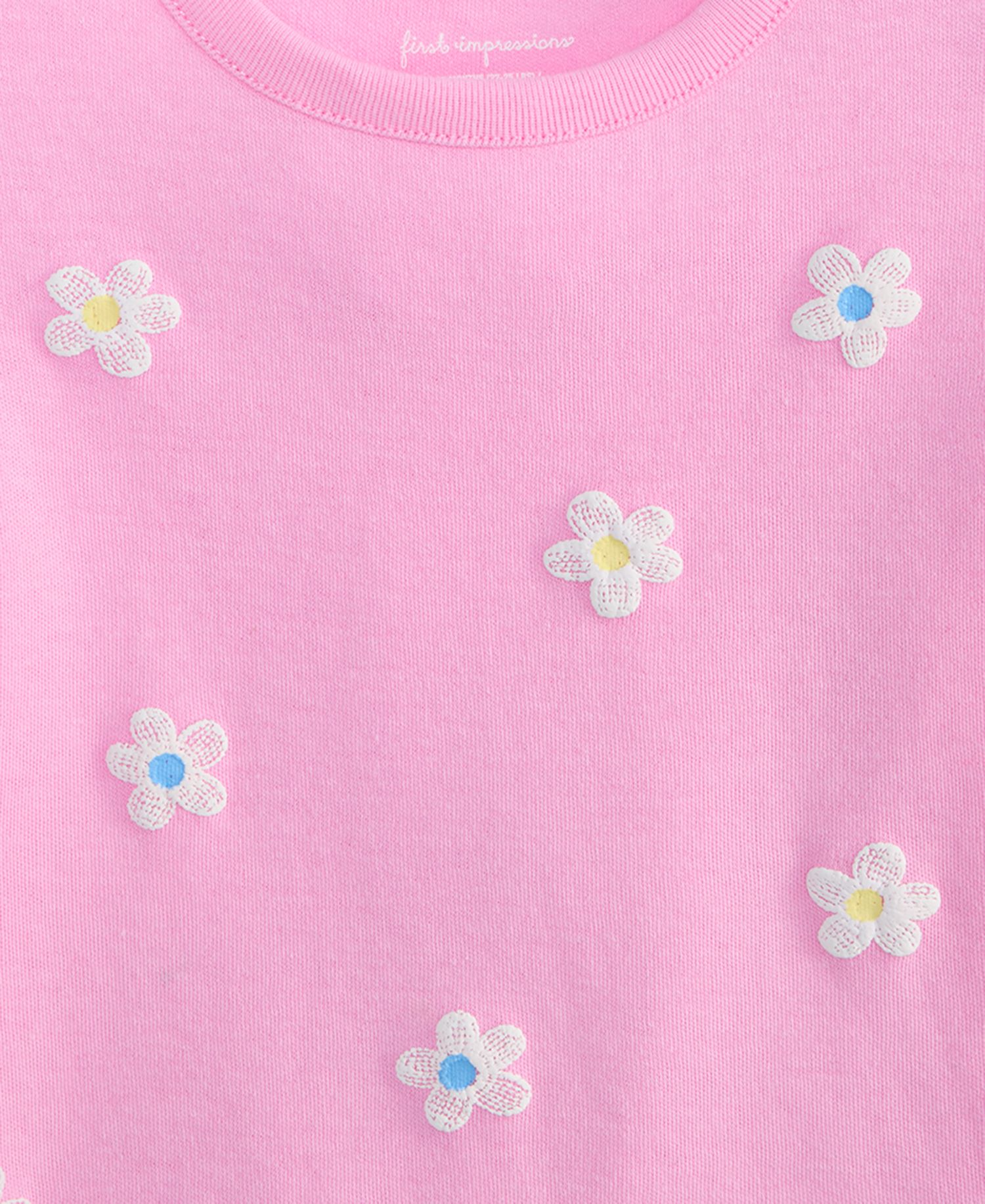 Baby Girls' 3M-24M Mix and Match Multi-Flowers T-Shirt