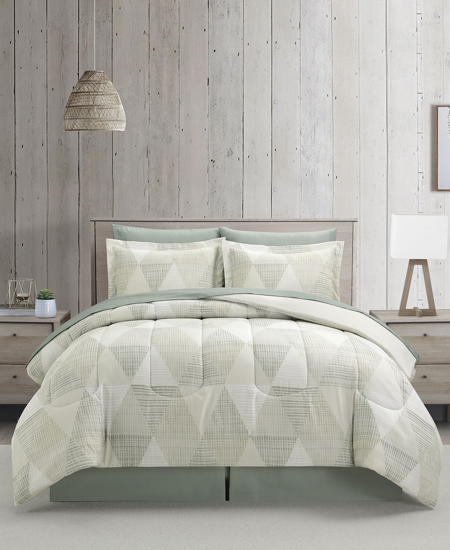 Macys Hudson Geometric 8-Piece Comforter Sets