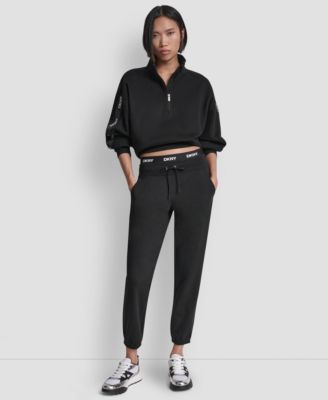 Women's Classic Logo Elastic High-Rise Sweatpants