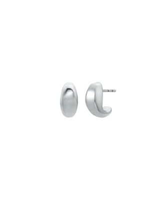 Gold-Tone Sculptural Stud Earrings