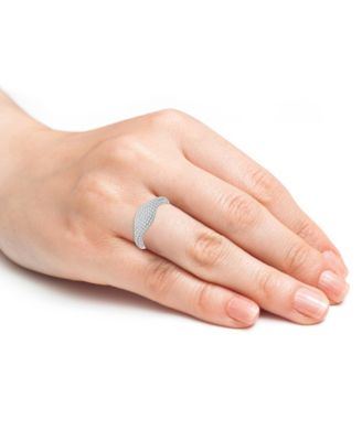 Cubic Zirconia Paved Ring