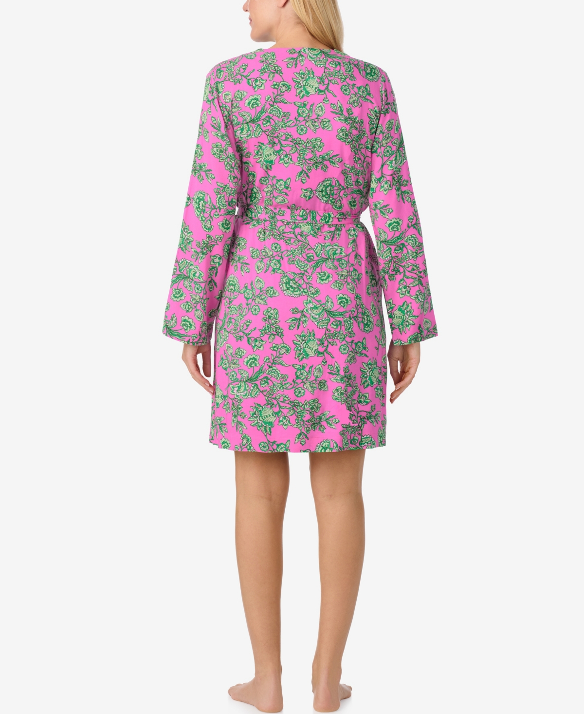 Sanctuary Women's Long-Sleeve Wrap-Around Short Robe