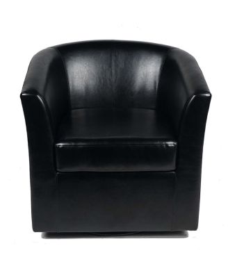 Streamdale Corley Club Chair: Swivel Barrel Chair for Statement Seating
