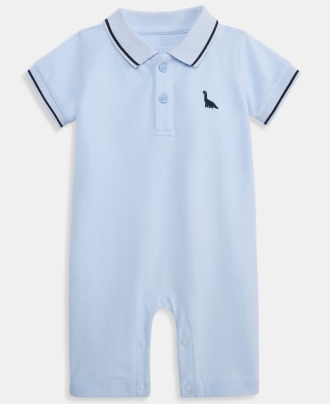 Комбинезон First Impressions Mini Dino Romper для мальчиков-малышей, цвет: Cielo