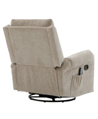 Manual Recliner Massage Chair w/ Side Storage Pocket