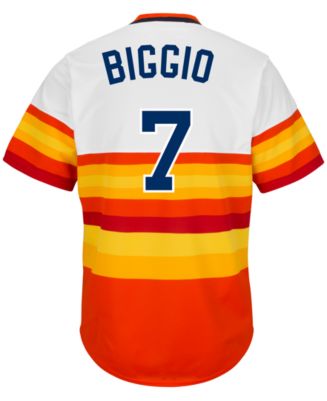 Astros BIGGIO 7 Majestic Cooperstown Collection Size M