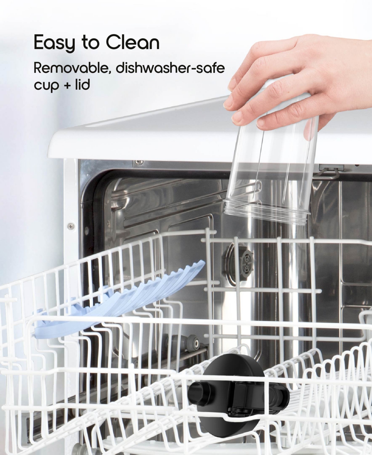 Tzumi Puree 18 oz. One-Touch Mini Blender