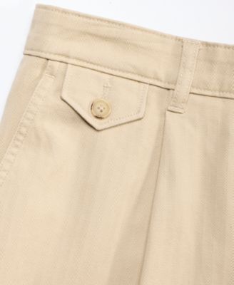 Men's Pleated Herringbone Twill Pants