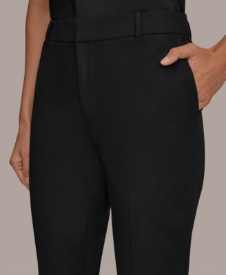 Women's Flat-Front Stretch Double-Layer Pants