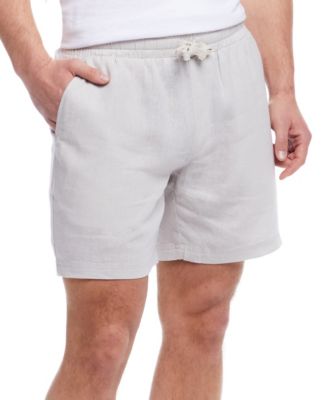 Men's Regular-Fit Linen Shorts