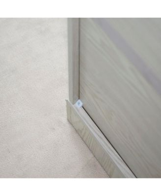 Storage sideboard cabinet with 2 mirrored doors & adjustable shelf