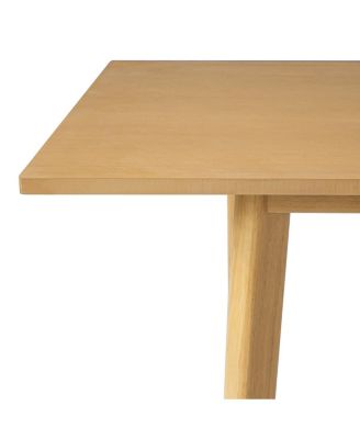 Streamdale 7-Piece Modern Dining Set - Solid Wood Table & Upholstered Chairs, Walnut Finish