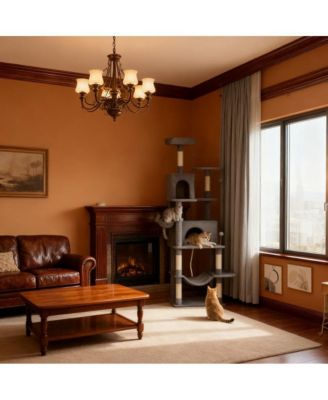 80" Tall Multi-Level Cat Tree Tower
