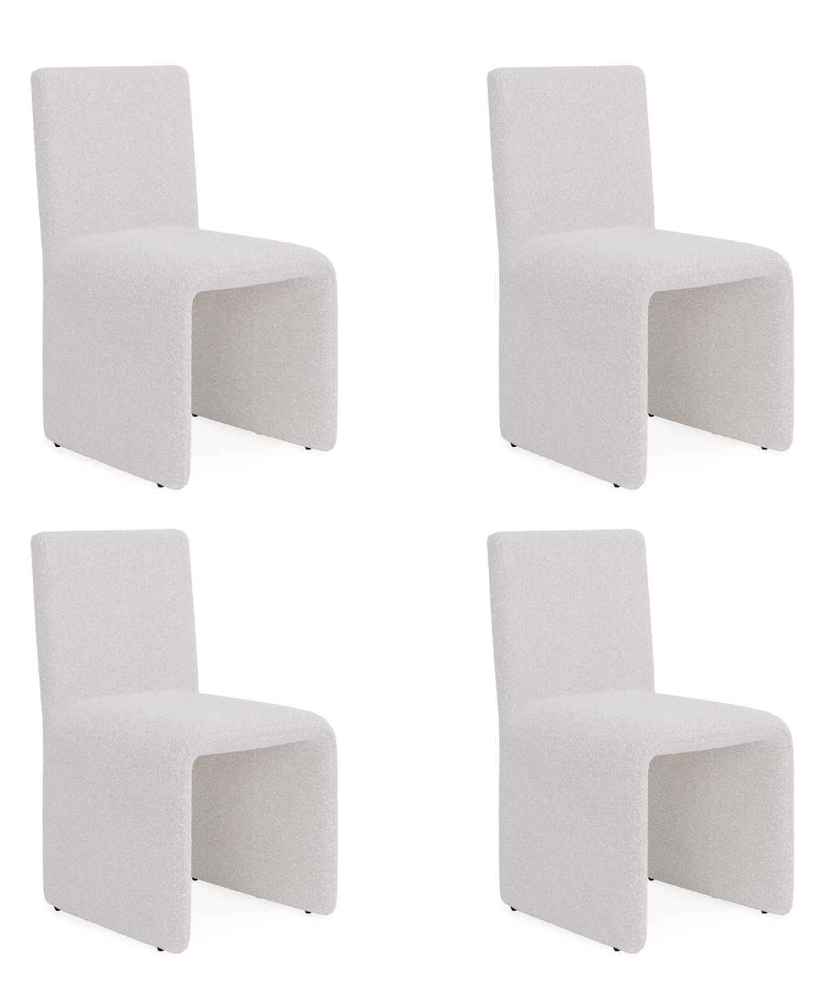 Furniture Emila -Pc. Fabric Upholstered Dining Chair Set