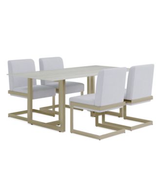 Emila 5-Pc. Dining Set (Rectangular Table & 4 Chairs), Created for Macy's