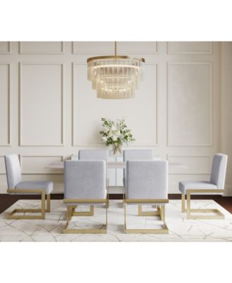 Emila 7 Pc. Dining Set (Rectangular Table & 6 Chairs), Created for Macy's