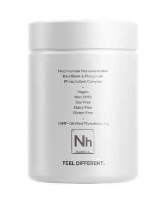 Liposomal NMNH Platinum - 500 mg NMNH Supplement, NAD+ Precursor with Quercetin, Pterostilbene, Apigenin, 60 Capsules