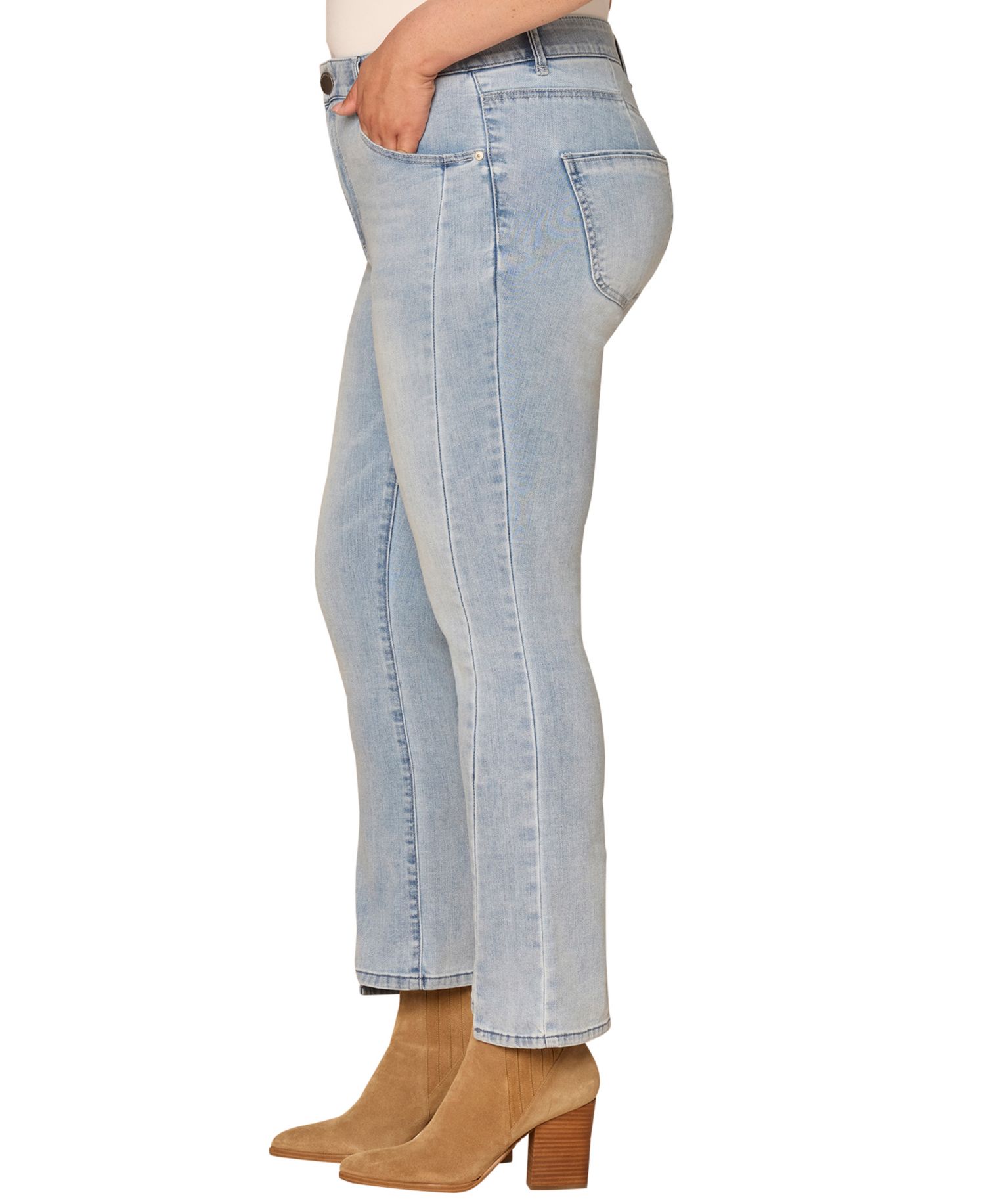 Plus AB Solution Kick Flare Leg Jeans