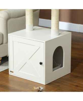 Cat Tree with Litter Box Enclosure