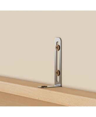 72" Oak Kitchen Pantry Cabinet with 6 Shelves