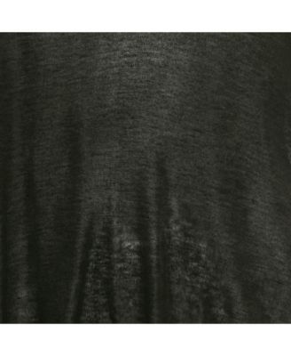 Women's Etoile Black Jersey Semi Sheer T-Shirt