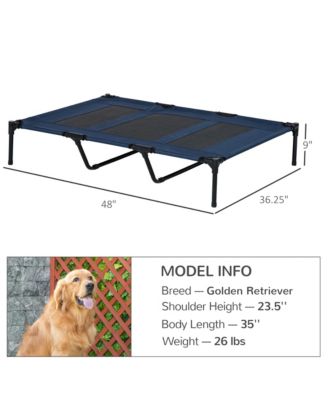 48"×36" Portable Elevated Pet Cot