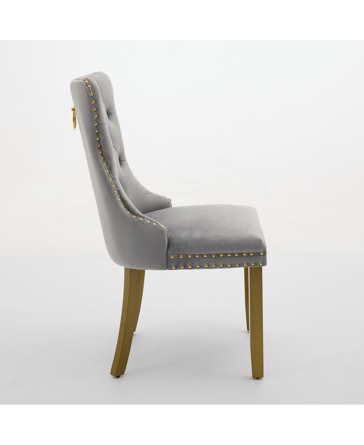 Streamdale Furniture Nikki Collection Modern Velvet Dining Chair