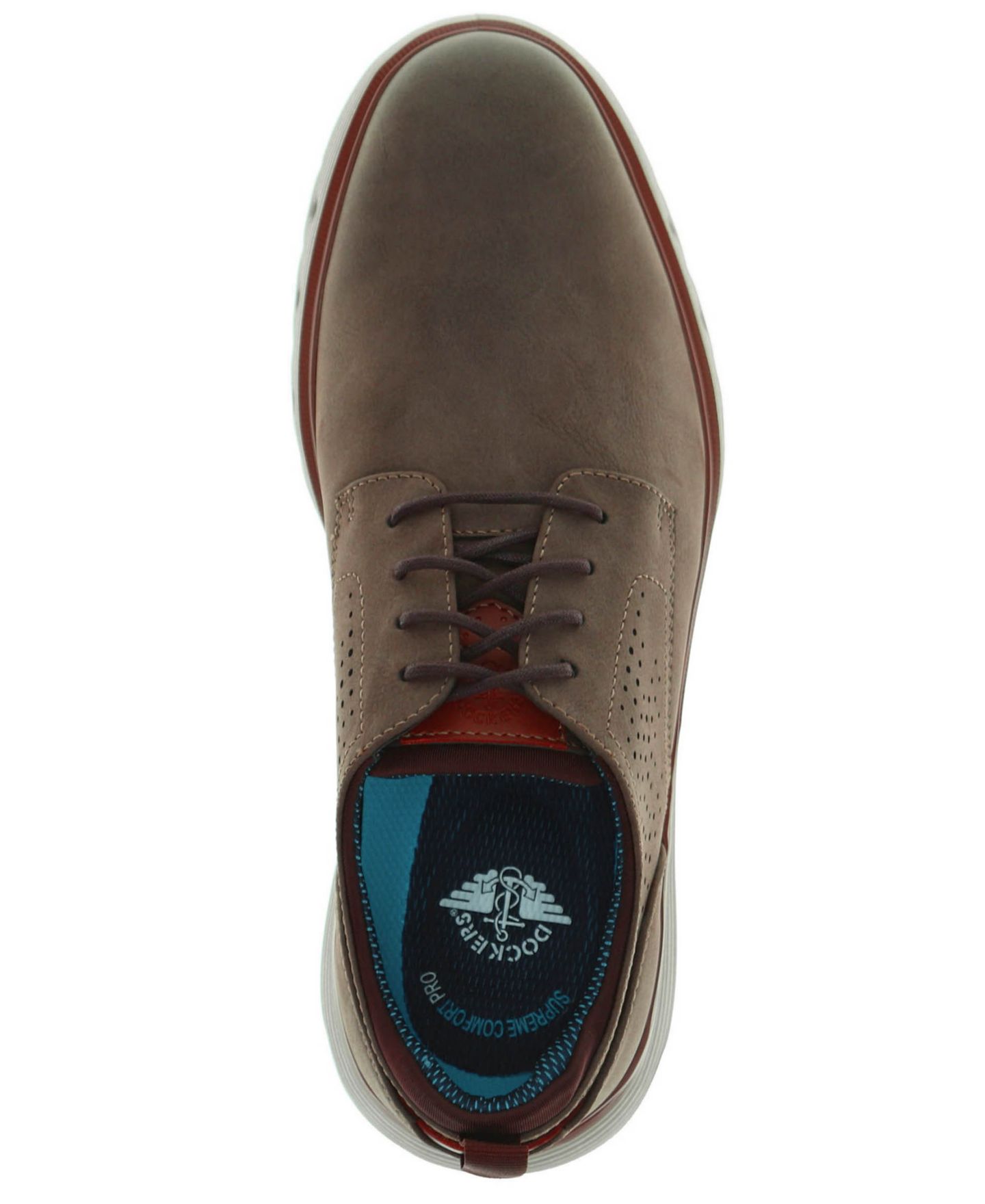 Мужские кроссовки Dockers Franco Fusion 2.0 Casual, цвет: Коричневый — фото 4