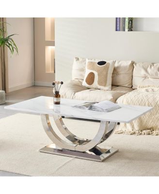 Modern Marble Pattern Coffee Table