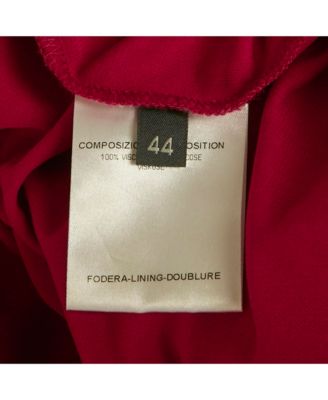 Women's Pink Crepe Cowl Neck Sheer Top