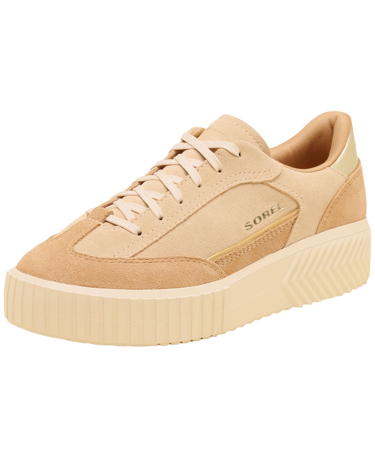 Женские кроссовки Sorel Ona Ave T-Toe Lace-Up, цвет: Светло-бежевый — фото 9