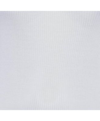 Women's White Rib Knit Tank Top