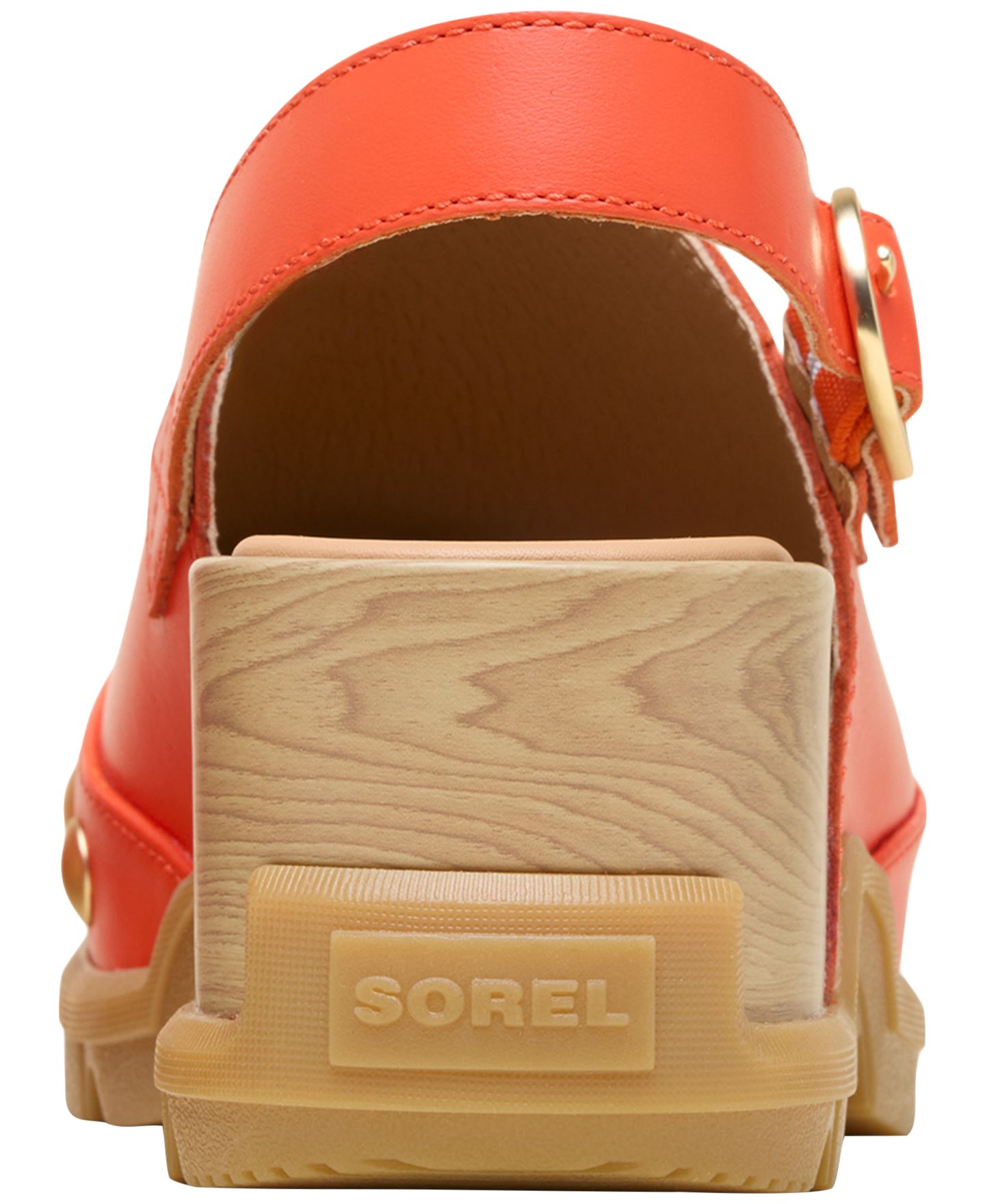 Женские сабо Sorel Roam'N RVT Studded, цвет: Малиновый / Карамельный — фото 3
