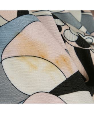 Women's Pink/blue Printed Jersey Top