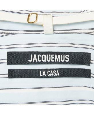 Women's La Casa Blue/white Stripe Cotton Shirt
