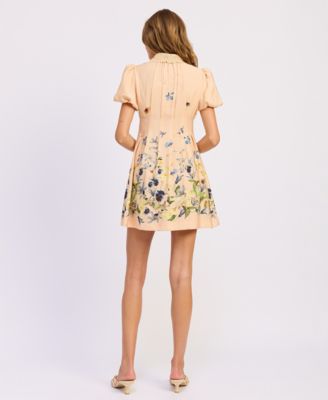 Women's Carrera Collared Mini Shirt Dress