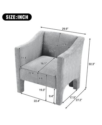 Modern Barrel Chair Accent Chair