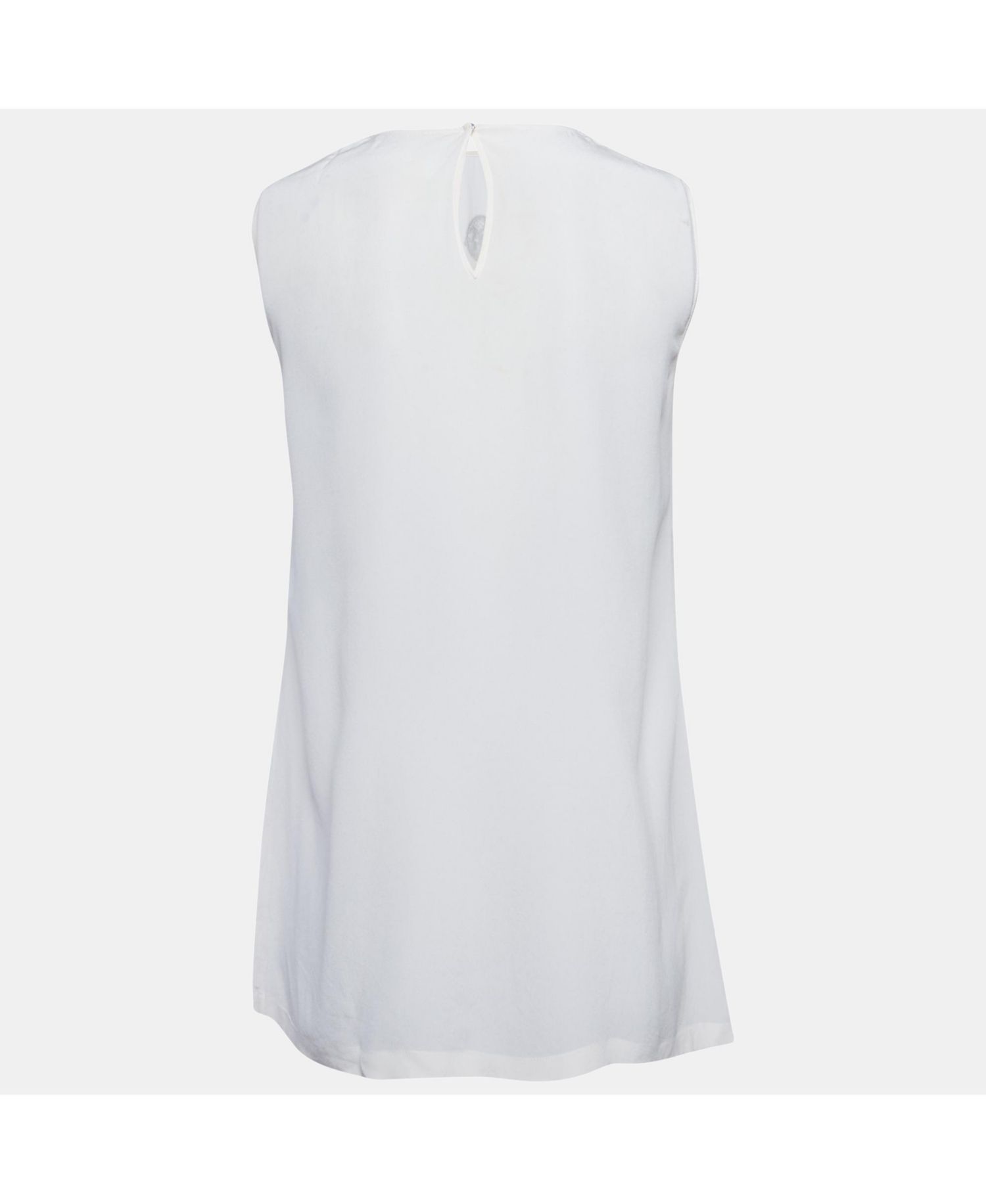 Women's Cream I Love Italy Silk Top