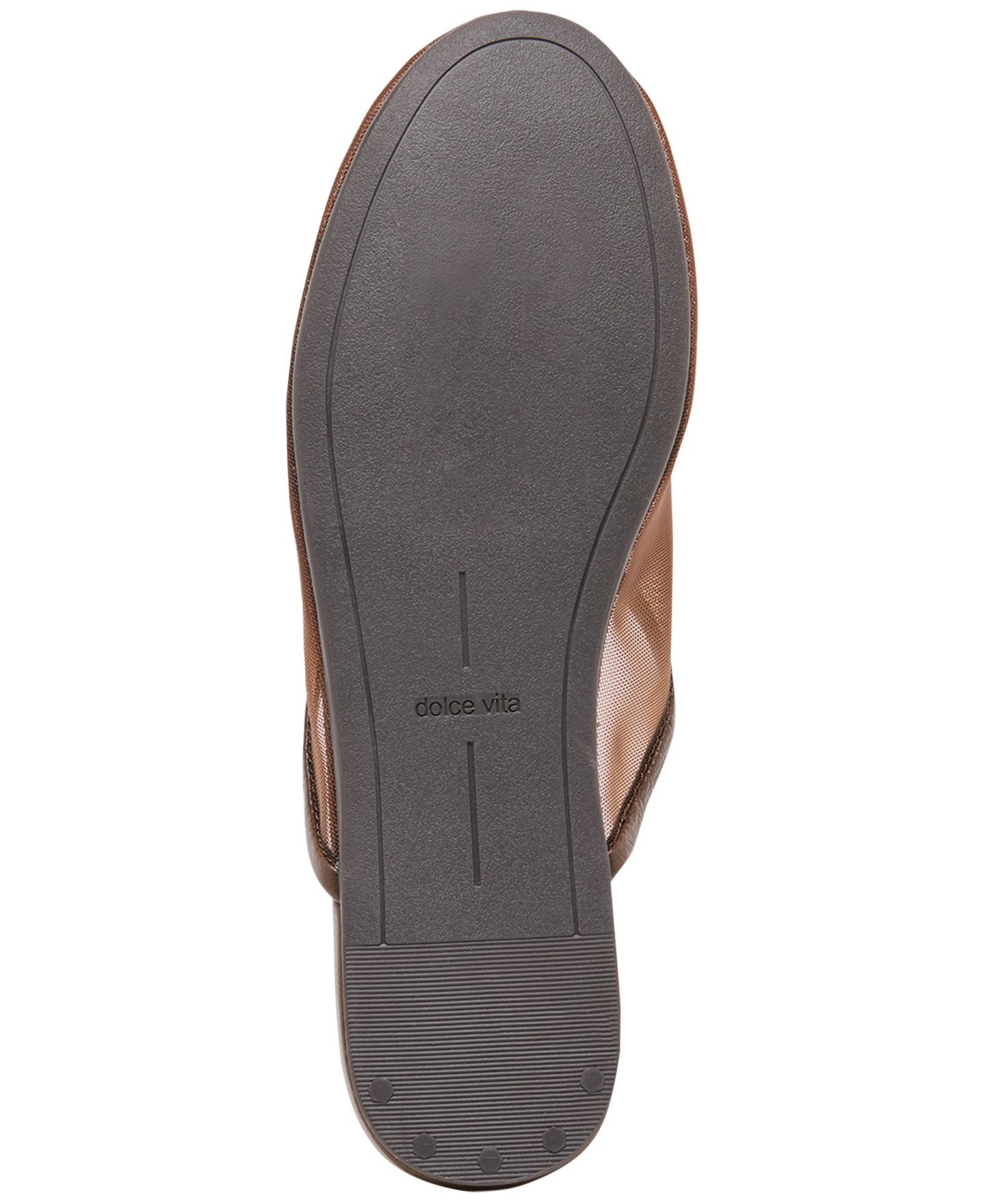 Женские сабо Dolce Vita Geni Slip-On Mule Flats, цвет: Шоколадный сетчатый — фото 5