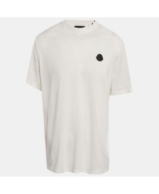 Men's Blue Pixelated Logo Jersey Crewneck T-Shirt