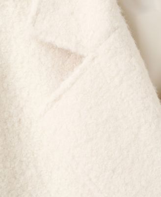 Women's Lapels Boucle Coat