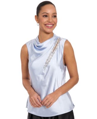 Women's Asymmetrical Keyhole Top