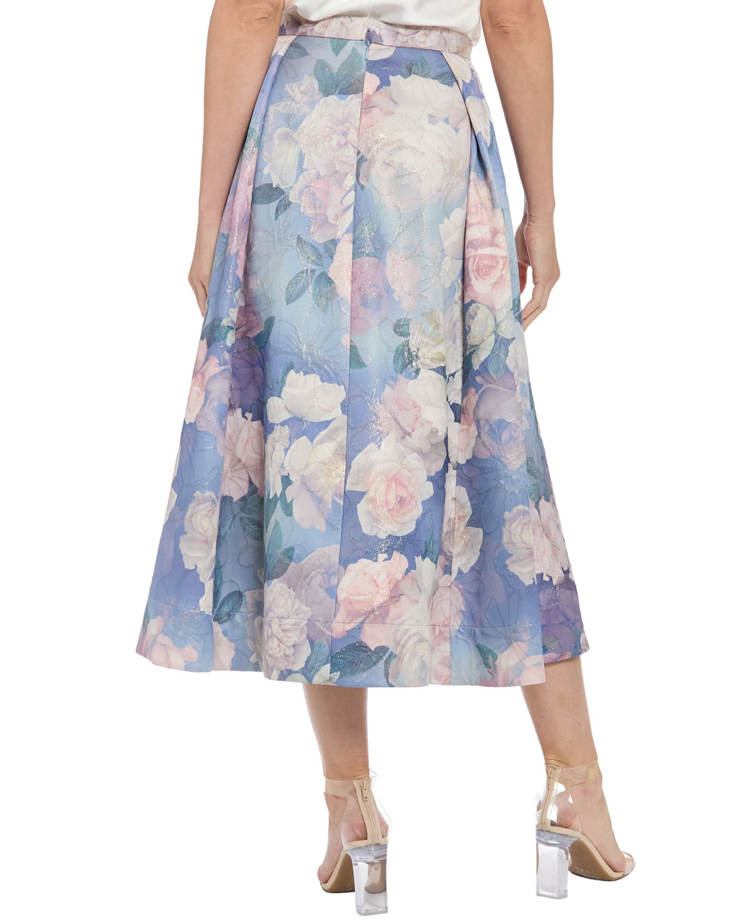 Women's Pleated Organza Skirt