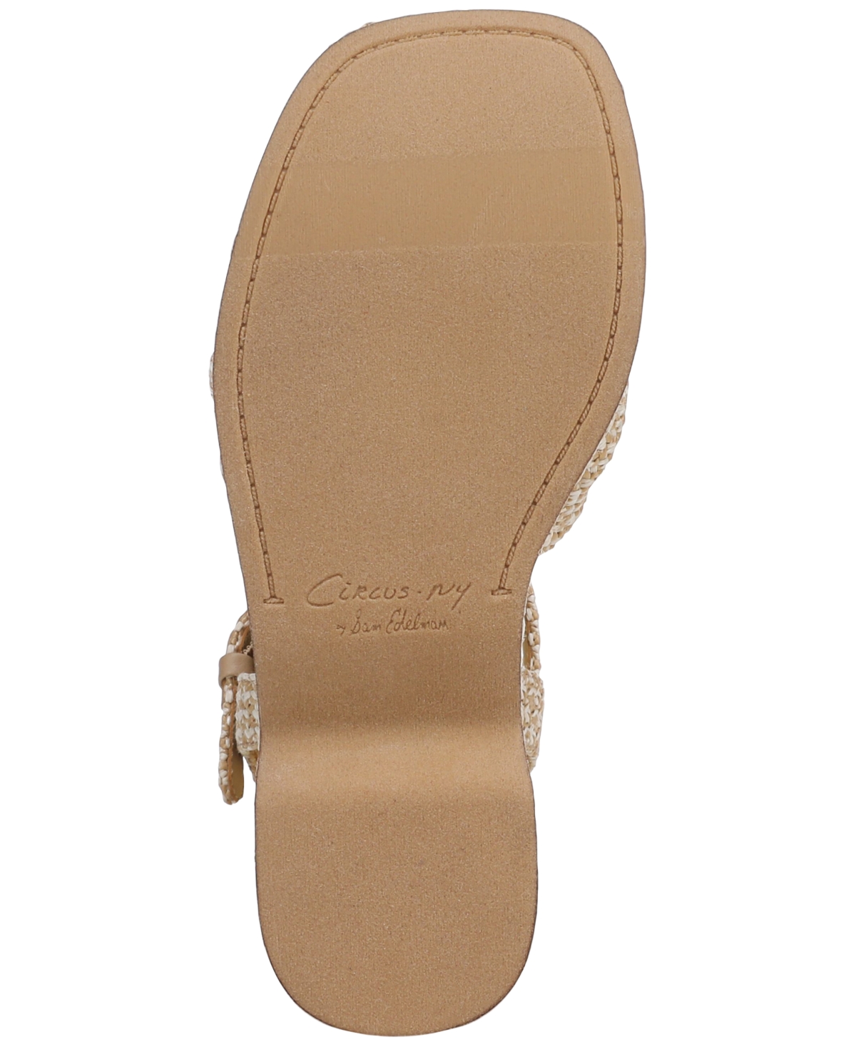 Circus Ny by Sam Edelman Women's Joanne Platform Raffia Wedge Sandals