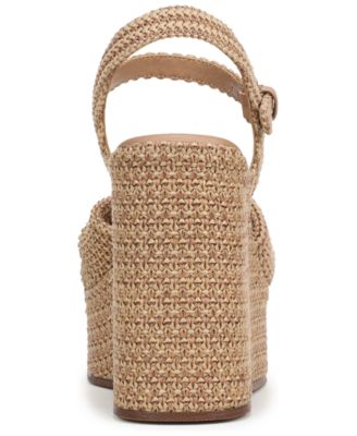 Women's Joanne Platform Raffia Wedge Sandals